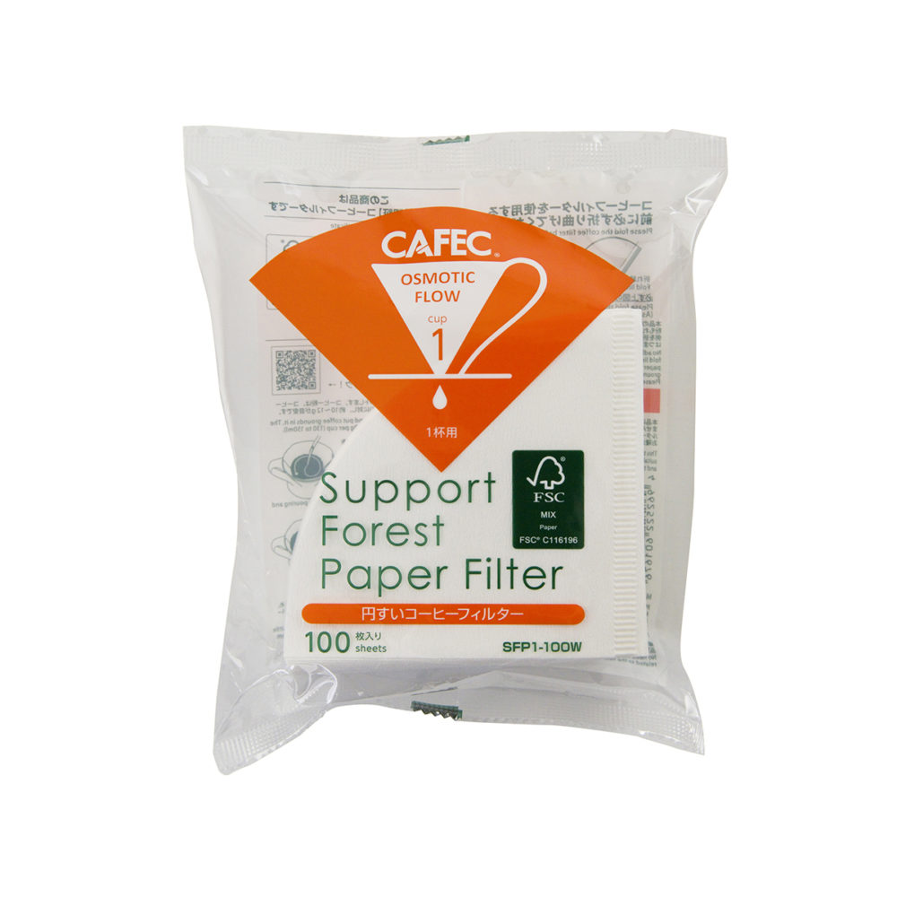 Support Forest Paper Filtre 1 Tasse - 100 pièces