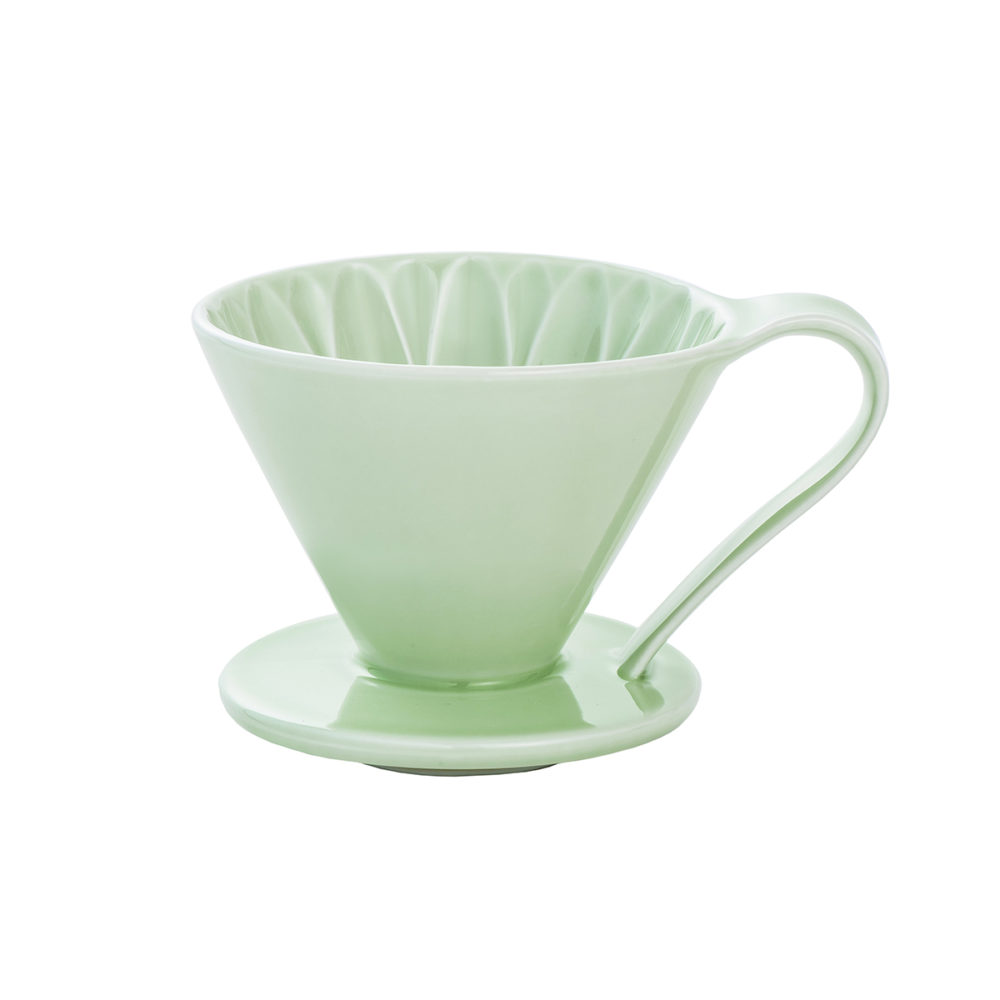 Arita Flower Dripper 4 tasses (Vert) - Cafec