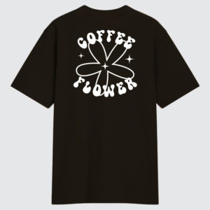 T-shirt-Flower-Noir-Dos