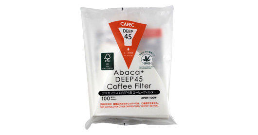 100 filtres Abaca + Deep 45 - 7 tasses - Cafec