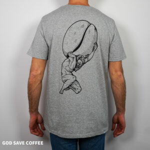 T-shirt moka dance god save coffee